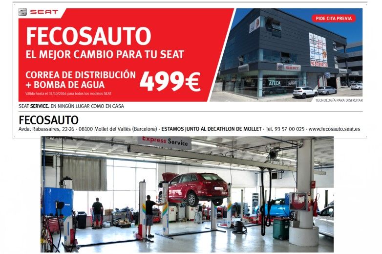 Fecosauto S.L. Mollet del Vallès, Barcelona, Servicio Oficial SEAT/Volkswagen, el mejor cambio para tu SEAT