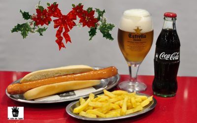 Nuevas tapas de El cubo del tapeo, bocata frankfurt, en Mollet del Vallès, Barcelona, tel. 93 016 13 54