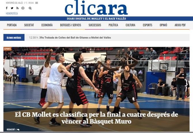 Clicara.cat nou diari digital a Mollet del Vallès i Baix Vallès, l’evolució de  molletama.cat