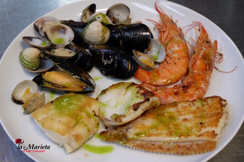Restaurant La Marieta, Mollet del Vallès,Barcelona, tel. 93 593 31 83, menú especial sábados 23€ incl.bebida y postre