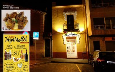 Restaurant La Marieta, Tapa Mollet 2017, Tapa de Cochinillo, comer bien en Mollet del Vallès, tel.935 93 31 83