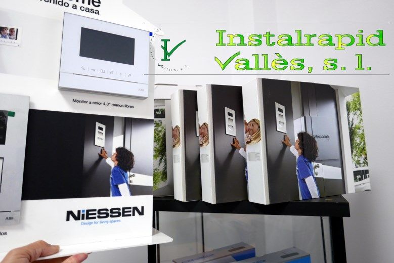 Instalrapid Vallès S.L.Mollet del Vallès, Barcelona, vídeo porteros digitales ABB Niessen Welcome, instalaciones