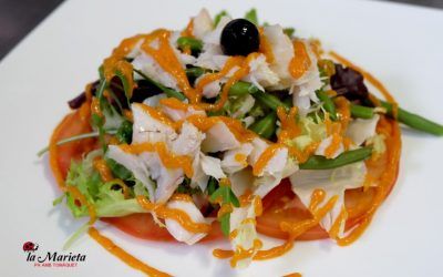 Restaurante La Marieta,Mollet del Valles, Barcelona , Menú degustación. Todos los viernes 25€ y los sábados 30€ , incluye mariscada