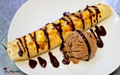 Restaurante La Marieta,Mollet del Valles, Barcelona, postres caseros , Menú degustación. Todos los viernes 25€ y los sábados 30€ , incluye mariscada