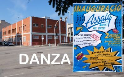Nueva Escuela de Danza Assaig en Mollet, gran inauguración 2 de octubre 2021, Centresport Pantiquet