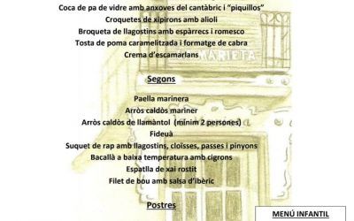 Menú de Navidad, Nadal 2021 en Restaurant la Marieta Mollet, platos selectos